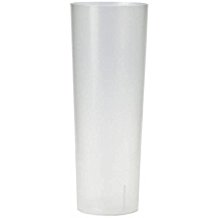 Vaso tubo plastico transparente